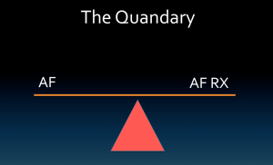 The quandary of AF treatment